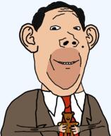 clothes hair mr_bean necktie plush stubble suit teddy_bear variant:protestantjak // 1452x1777 // 322.4KB