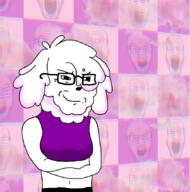 background cloud crossed_arms furry glasses hair purple_shirt rocky_rakoon sexy_poodle smug variant:feraljak variant:markiplier_soyjak variant:soyak // 839x850 // 657.6KB