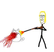 aryan cute gun gunshot i_look_like_this nobody_looks_like_this subvariant:gapecat teeth variant:mulletjak wholesome world's_shittiest_subvariant_award zoosadism // 1111x1072 // 22.3KB