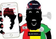 africa angry arm black_skin blacked cap clothes flag fume hand hat heart holding_object holding_phone i_love iphone israel liberia merge phone soyjak stubble subvariant:science_lover text tshirt variant:cobson variant:markiplier_soyjak // 908x634 // 224.8KB