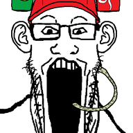 cap clothes coke drinking drinking_helmet drinking_straw ear glasses hat open_mouth soyjak sproke stubble variant:markiplier_soyjak // 549x1039 // 29.9KB