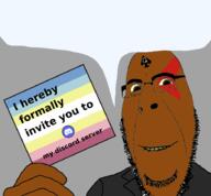 Warrior-Z(user) brown_skin discord invite map_(pedophile) pedophile queen_of_spades subvariant:hornyson variant:cobson yellow_sclera yellow_teeth // 917x850 // 164.0KB