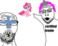 acne calamity_(terraria_mod) drool fabsol glasses hair heart_eyes my_little_pony pink_hair pointing pony stubble terraria variant:two_pointing_soyjaks yellow_teeth // 1125x888 // 200.2KB