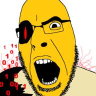 artist:Ilovy forsaken john_doe_(forsaken) open_mouth roblox robloxia_until_dawn stubble text variant:cobson yellow_skin // 721x720 // 63.1KB