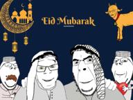5soyjaks arab arm eating eid_al_adha eid_mubarak excrement friendship glasses goat hand happy heart holding_heart holding_object islam islamic its_over keffiyeh looking_at_you music no_more_brother_wars scared smile soyjak stubble subvariant:soyak_(concerned) subvariant:wholesome_soyjak taqiyah text thob turd variant:cobson variant:feraljak variant:gapejak variant:soyak // 1890x1417 // 1.2MB