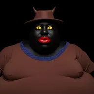 black_skin fat jimbo_(namefag) meta:ai_generated meta:namefags nigger realistic subvariant:branigger variant:brandon variant:meximutt yellow_sclera // 1024x1024 // 113.8KB