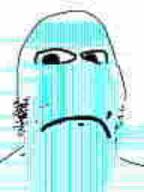 blue crying sad soyjak stubble subvariant:tismjak variant:gapejak // 192x256 // 36.9KB