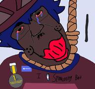 animal award background bloodshot_eyes blue_hair cat cat_ear closed_mouth clothes crying dead discord hair hanging hat nigger niko_(oneshot) oneshot oneshotfag rope smile subvariant:chudjak_front text transheart trend:jartycuck variant:chudjak // 1920x1798 // 945.6KB