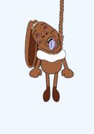 ack arm artist:juaco bloodshot_eyes blush cartoon chocolate cocoa_(dandy's_world) crying dandy's_world easter eyebrows eyelashes faggot hanging leg open_mouth rabbit rope suicide tranny trend:colorjak variant:bernd // 1400x2000 // 99.5KB