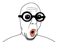 glasses lips low_effort oh_my_god_she_is_so_attractive open_mouth soyjak stubble transparent_background variant:slatejak // 1250x900 // 78.0KB