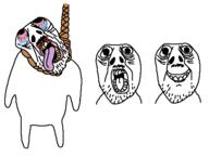 bloodshot_eyes crying full_body mustache redraw soyjak stubble subvariant:brunetto suicide template variant:bernd white_skin // 466x352 // 14.1KB