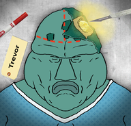 brimcoal brimstone closed_eyes closed_mouth clothes gore marker name_tag namefags surgery text trevor(user) variant:disgusting_trevorcreature // 803x768 // 614.5KB