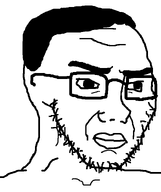 background beard glasses hair series:chuddified_soyjaks soyjak subvariant:soyak_(irritated) variant:chudjak variant:soyak white // 632x756 // 7.2KB