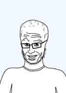 big_brain big_forehead clothes glasses lips smug stubble template transparent_background variant:unijak vein // 1000x1414 // 23.7KB