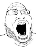glasses merge open_mouth series:fusionjaks soyjak stubble variant:cobson variant:markiplier_soyjak2 // 645x973 // 52.7KB