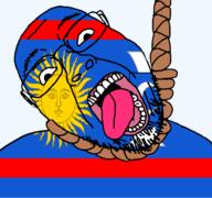 country crescent flag flag:vinnytsia_oblast glasses hair hanging oblast open_mouth rope soyjak stubble suicide sun teeth tongue transparent transparent_background ukraine variant:bernd vinnytsia_oblast yellow_teeth // 768x719 // 111.0KB