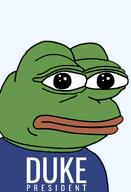 amphibian closed_mouth clothes david_duke frog green_skin lips nas:pepe pepe_the_frog politics transparent_background tshirt united_states // 1344x1973 // 77.9KB