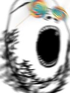 blur candy glasses open_mouth soyjak stubble variant:gapejak // 600x800 // 154.5KB