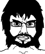 angry beard frown glasses goatee hair lips long_hair looking_at_you mustache stubble subvariant:chudjak_front variant:chudjak // 840x1000 // 19.8KB