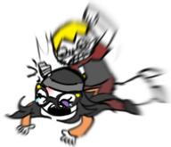 2soyjaks angry avengers beanie clothes crying domestic_abuse domestic_violence female fist full_body hair nate punching soy soyjak soylent variant:soytan variant:unknown violence yellow_hair // 678x584 // 210.9KB