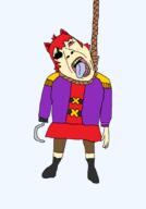 crying dead epi five_nights_at_freddy's fnia foxy_(fnaf) gijinka hanging roblox the_pizzeria_roleplay_remastered tprr troonslop variant:bernd // 1400x2000 // 104.6KB