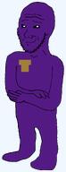 badge bald five_nights_at_freddy's full_body no_glasses purple_guy purple_skin security_guard smile smug stubble that_one_fucking_picture_of_nate_being_a_smug_little_bastard variant:soyak white_iris william_afton // 423x1104 // 44.4KB