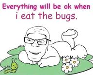 artist:soyia_agent bug cute eat_the_bugs flower plant variant:feraljak wholesome // 720x576 // 37.3KB