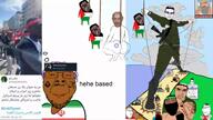 ak-47 angry arab arabic_text arm baby balaclava beard belly_button belt big_nose bloodshot_eyes brown_skin buff bullet bulletproof_vest closed_mouth clothes cloud country countrywar crying cuck dassault_rafale dead deformed drawn_background ear egypt firearm flag flag:iran foaming_at_the_mouth foot full_body fume gaza glasses grey_hair gun hair hamas hand hanging hat headband heart hebrew_text holding_object i_love i_paused_my idf iran irgc_tranny islam israel judaism kippah leg m16 magazine map menorah military military_cap military_uniform musical_note necklace nigger palestine plane punch red_skin rocket rope satanic_propaganda smile smug spade speech_bubble star_of_david subvariant:chudjak_front subvariant:emmanuel subvariant:jacobson subvariant:muscular_chud subvariant:science_lover subvariant:wholesome_soyjak text the_rhodes_colossus the_weak_should_fear_the_strong thick_eyebrows thinking thought_bubble thumbs_up tongue tranny united_nations variant:a24_slowburn_soyjak variant:bernd variant:chudjak variant:gapejak variant:markiplier_soyjak video weapon whistling yellow_teeth zanj // 1920x1080, 46.3s // 5.0MB