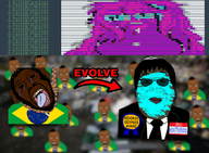 3soyjaks award brazil brazil_flag clothes epx7fclhdrp_(namefag) evolution favela femquote flag:brazil gill_koyim_(namefag) glasses hello_my_name_is_(sticker) irc irl_background judaism monkey soyjak stubble subvariant:hunky_twink_sex_machine suit suit_and_tie trash variant:alicia variant:bernd variant:el_perro_rabioso // 1198x877 // 821.9KB