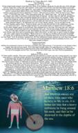 CHRISTIAN_GEMERALD bible bible_verse blood bloodshot_eyes christian_identity christianity clothes crying flag flag:transgender_pride_flag full_body genesis_(bible) glasses god hair hand hanging leg march_21 matthew_(bible) matthew_18:6 millstone mustache neovagina open_mouth pedophile pedophilia psalm_(bible) purple_hair rape rapist reading rope soyjak stubble suicide template text tongue tranny variant:bernd yellow_teeth // 1200x2048 // 1.8MB