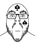 bbc eyebrows glasses looking_at_you queen_of_spades stubble variant:flartson // 410x524 // 15.6KB