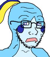 blue_skin fin glasses lizard pokemon sad sobble stubble tadpole variant:soyak // 708x800 // 107.2KB