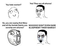 angry bloodshot_eyes catholic christianity crying glasses hair open_mouth rage_comic religion soyjak soyjak_comic text variant:chudjak // 2000x1630 // 457.7KB