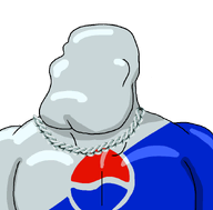 blue_skin chain drink grey_skin logo muscles necklace no_face pepsi pepsiman shiny subvariant:mexiaryan superhero transparent_background variant:meximutt // 886x872 // 103.7KB