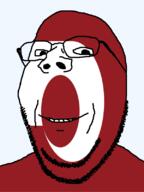 flag flag:kumamoto glasses japan kumamoto looking_at_you smile soyjak stubble subvariant:wholesome_soyjak teeth template todofuken transparent_background variant:gapejak // 600x800 // 33.8KB