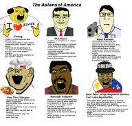 asian brown_skin china clothes fat india japan korea multiple_soyjaks necktie philippines south_korea suit suit_and_tie thailand united_states variant:chudjak variant:cobson variant:el_perro_rabioso variant:gapejak variant:impish_soyak_ears variant:markiplier_soyjak wordswordswords yellow_skin yellow_teeth // 1632x1556 // 723.2KB