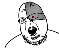 metal robot soyjak variant:shotjak // 417x339 // 54.5KB