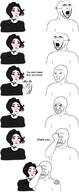angry crying doom glasses mask open_mouth soyjak stubble text variant:cobson wojak // 394x960 // 246.1KB