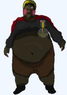 blond boomer_(left_4_dead) bright_eyes dark_skin evil fat improved left_4_dead_(series) left_4_dead_2 lurking meta:leaky morbidly_obese nate obese shading shadow sinister subvariant:hunky_twink_sex_machine transparent_background variant:alicia video_game // 768x1080 // 136.7KB