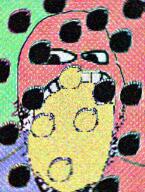 colorful multiple_mouths open_mouth soyjak stubble subvariant:tismjak variant:gapejak // 192x255 // 44.3KB
