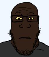 black_skin clothes nigga nigger subvariant:neutralplier variant:markiplier_soyjak yellow_sclera // 1035x1200 // 34.4KB