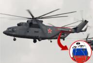 aircraft arrow bald bbc biting_lip cyrillic_text flag glasses helicopter irl irl_background mi-26 queen_of_spades red_circle russia sky spade spadeson star_(symbol) stubble variant:cobson // 927x627 // 478.0KB