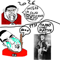 1931 adolf_hitler antimatter brimstone chud monkey nazi_flag suicide variant:chudjak variant:monkeyjak // 700x700 // 299.9KB