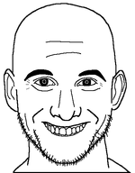 crows_feet ear stubble teeth_showing transparent_background variant:unknown // 408x521 // 9.8KB