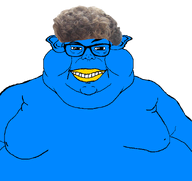 artist:crimsonvoidhydra1488 beak blue_skin ear glasses series:x_inmigrants smug subvariant:branigger variant:brandon variant:meximutt xitter // 1675x1583 // 352.7KB