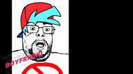 bloodshot_eyes blue_hair boyfriend_(friday_night_funkin') brown_skin brown_troonjak crying esl fnf fnf_pedo friday_night_funkin' fusion nigger open_mouth pedophile phonk pink_hair red_hat rope smile soyjak suicide tongue transgender_flag variant:bernd variant:markiplier_soyjak variant:unknown yellow_eyes yellow_teeth // 1280x720, 22.3s // 21.5MB