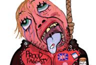 artist:romanian_schizo brown_hair drugs faggot hanging lipstick open_mouth red_(user) red_skin redraw rope stubble tranny variant:bernd // 800x542 // 440.4KB