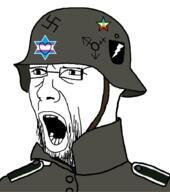 boylover_symbol epaulettes heart lightning map map_(pedophile) nazism pedophile star_of_david swastika thunder transgender_flag variant:estoniajak // 803x909 // 113.7KB