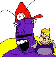 backwards_cap buck_teeth dogseatingdogs6 glasses king king_olly mario mustache paper_mario paper_mario:_the_origami_king queen_of_spades stubble variant:budgiejak variant:parrotjak youtube youtuber // 584x595 // 20.0KB