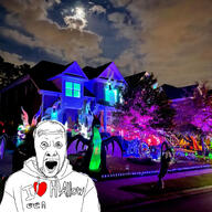 balding halloween heart i_love irl_background jacket mustache open_mouth soyjak stubble variant:unknown // 1000x1000 // 954.2KB